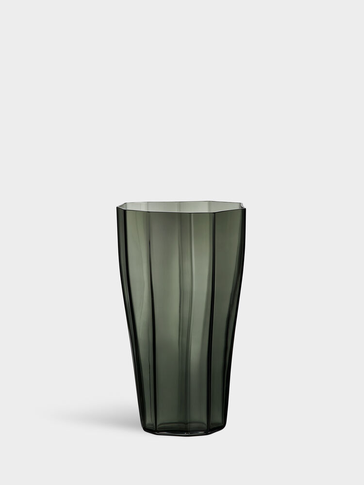 ORREFORS Reed vase grøn 30cm